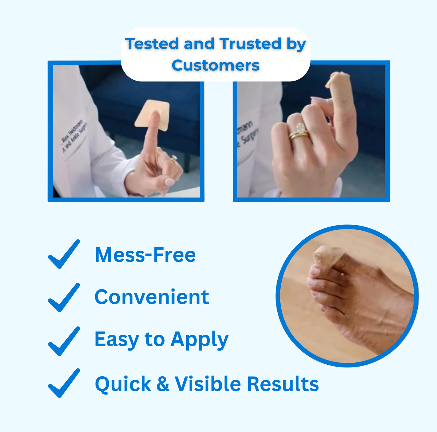 NailEase™ Fungal Nail Repair Patches – 21PCS