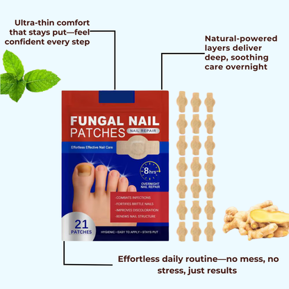 NailEase™ Fungal Nail Repair Patches – 21PCS