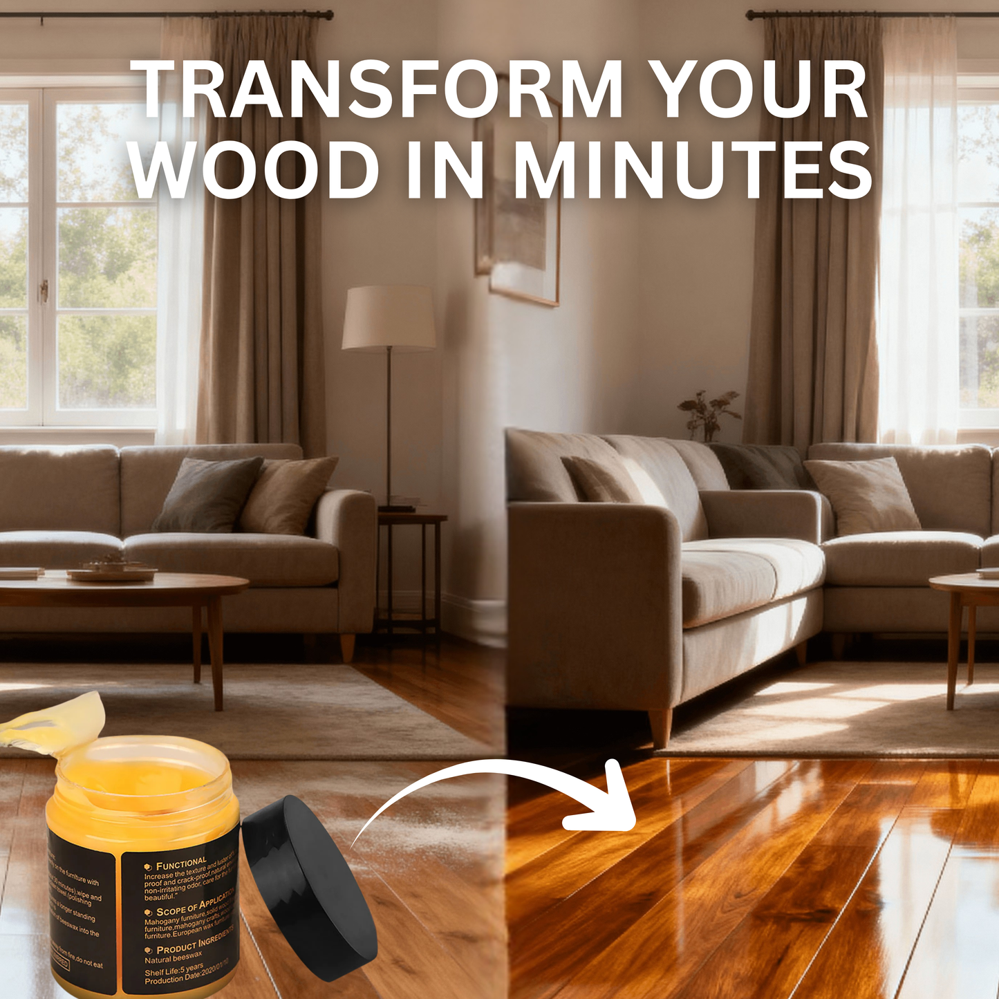 WoodGlow™ – Beewax Shine